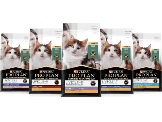 PRO PLAN LIVECLEAR cat food