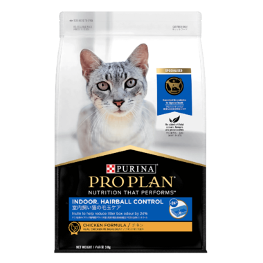 PRO PLAN Adult Indoor. Hairball Control Chicken Dry Cat Food