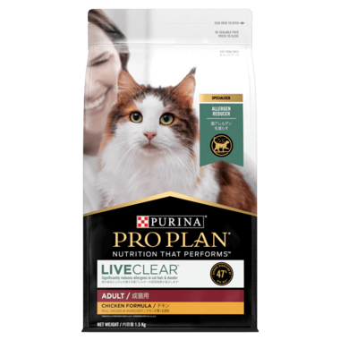 PRO PLAN® Adult LIVECLEAR Chicken Formula Dry Cat Food