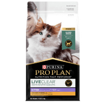 PRO PLAN® Kitten LIVECLEAR™ Chicken Formula Dry Cat Food