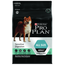 PURINA PRO PLAN Adult Sensitive Digestion Lamb and Rice Dry Dog Food pack shot